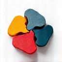 모던한 혼합 구조 건물 파사드