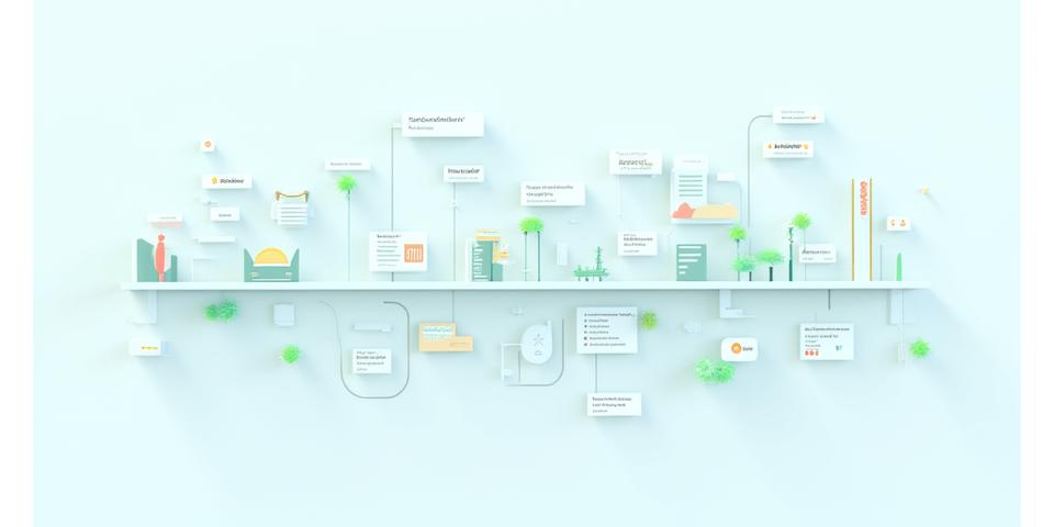 협력 프로세스 타임라인 다이어그램