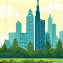 녹색 인프라 아이콘